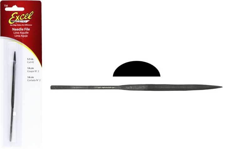 Needle File Half Round - Model - Image - Pop Weasel