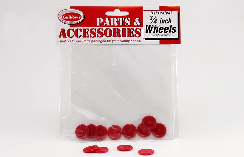 z3/4" Plastic Wheel (8 wheels) - Model - Image - Pop Weasel