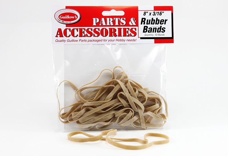 6" x 3/16 Rubber Band (10) - Model - Image - Pop Weasel