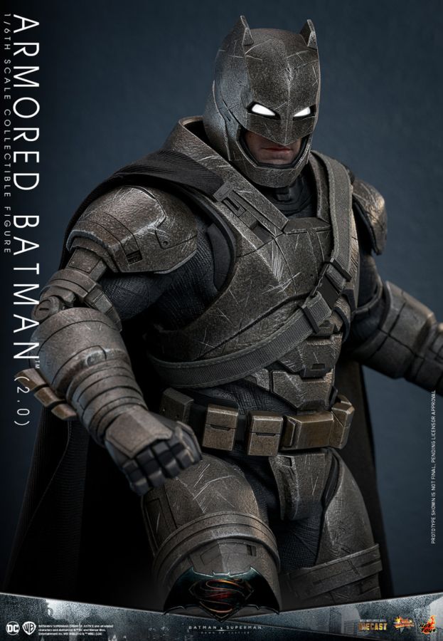 Pop Weasel - Image 5 of Batman v Superman: Dawn of Justice - Armored Batman (2.0) 1:6 Scale Collectable Action Figure - Hot Toys - Statue - Image - Pop Weasel