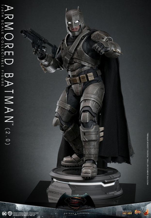 Pop Weasel - Image 6 of Batman v Superman: Dawn of Justice - Armored Batman (2.0) 1:6 Scale Collectable Action Figure - Hot Toys - Statue - Image - Pop Weasel