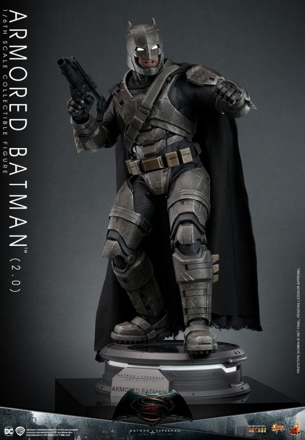 Pop Weasel - Image 7 of Batman v Superman: Dawn of Justice - Armored Batman (2.0) 1:6 Scale Collectable Action Figure - Hot Toys - Statue - Image - Pop Weasel
