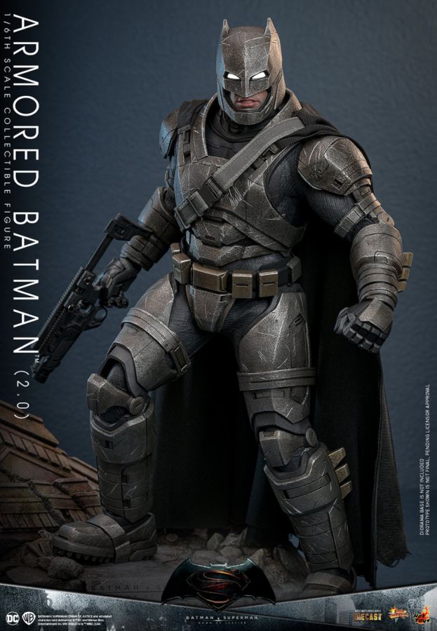 Pop Weasel - Image 8 of Batman v Superman: Dawn of Justice - Armored Batman (2.0) 1:6 Scale Collectable Action Figure - Hot Toys - Statue - Image - Pop Weasel