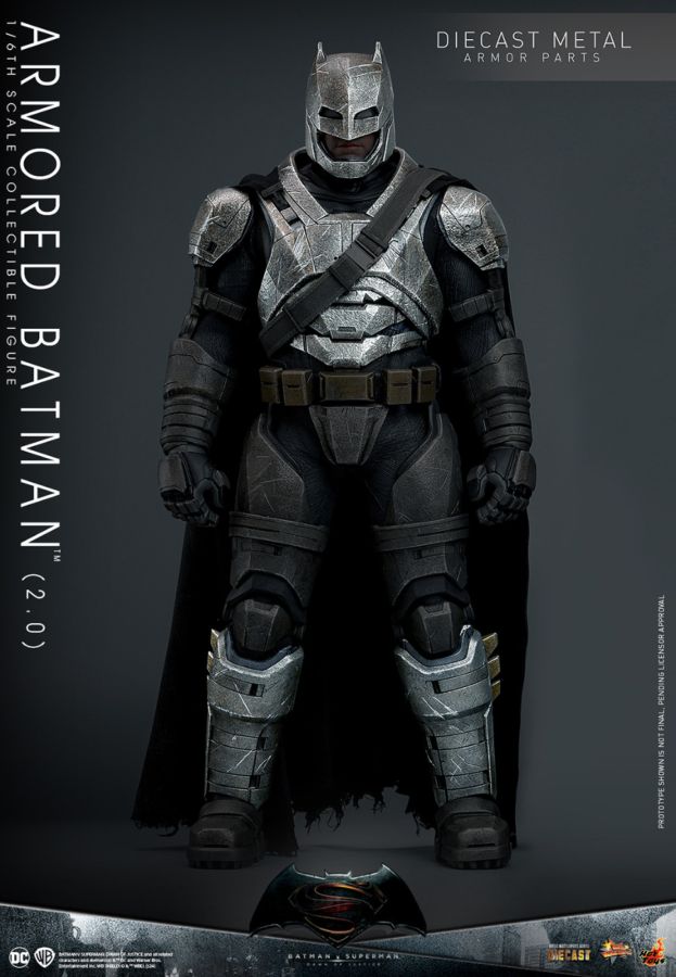 Pop Weasel - Image 9 of Batman v Superman: Dawn of Justice - Armored Batman (2.0) 1:6 Scale Collectable Action Figure - Hot Toys - Statue - Image - Pop Weasel