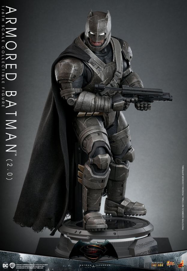 Pop Weasel - Image 10 of Batman v Superman: Dawn of Justice - Armored Batman (2.0) 1:6 Scale Collectable Action Figure - Hot Toys - Statue - Image - Pop Weasel