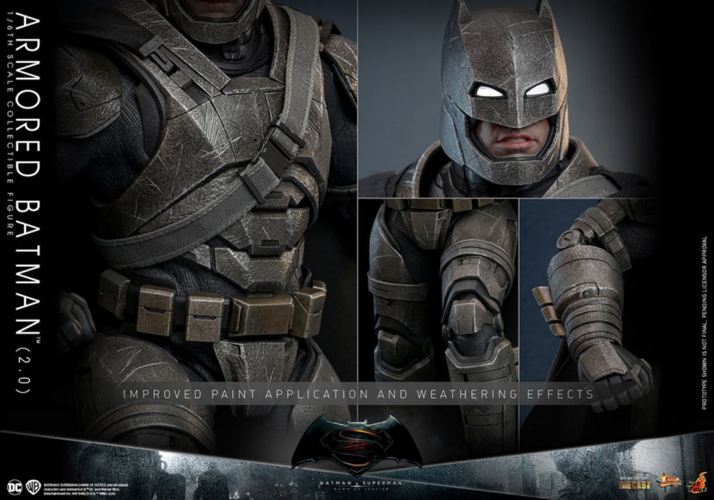 Pop Weasel - Image 15 of Batman v Superman: Dawn of Justice - Armored Batman (2.0) 1:6 Scale Collectable Action Figure - Hot Toys - Statue - Image - Pop Weasel