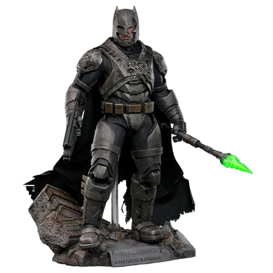 Pop Weasel Image of Batman v Superman: Dawn of Justice - Armored Batman (2.0) Deluxe 1:6 Scale Collectable Figure - Hot Toys