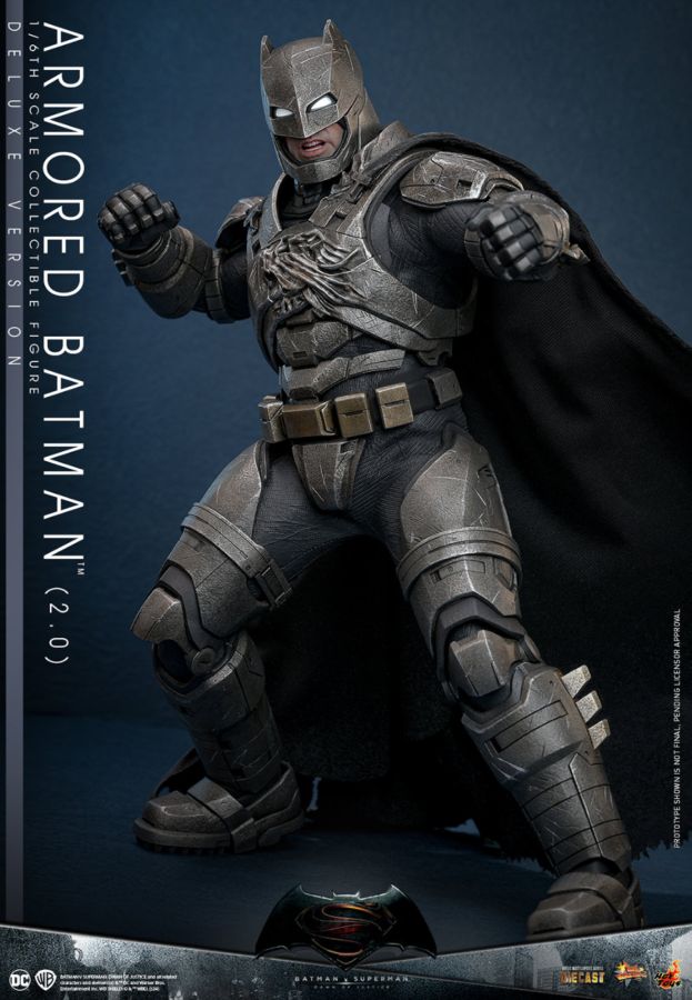 Pop Weasel - Image 6 of Batman v Superman: Dawn of Justice - Armored Batman (2.0) Deluxe 1:6 Scale Collectable Figure - Hot Toys - Statue - Image - Pop Weasel