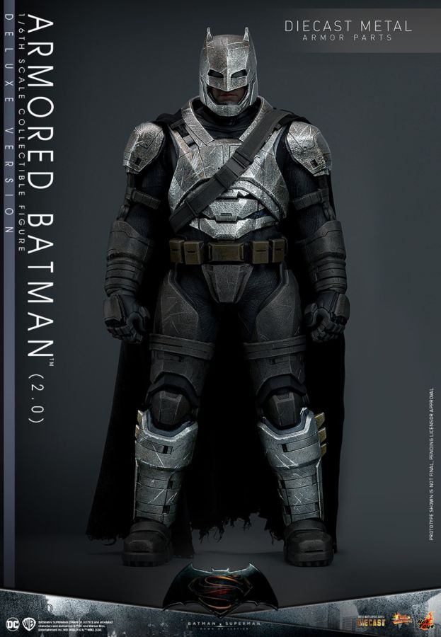 Pop Weasel - Image 8 of Batman v Superman: Dawn of Justice - Armored Batman (2.0) Deluxe 1:6 Scale Collectable Figure - Hot Toys - Statue - Image - Pop Weasel