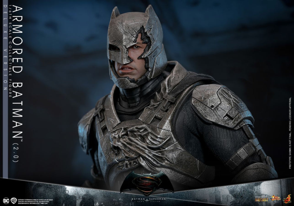 Pop Weasel - Image 11 of Batman v Superman: Dawn of Justice - Armored Batman (2.0) Deluxe 1:6 Scale Collectable Figure - Hot Toys - Statue - Image - Pop Weasel