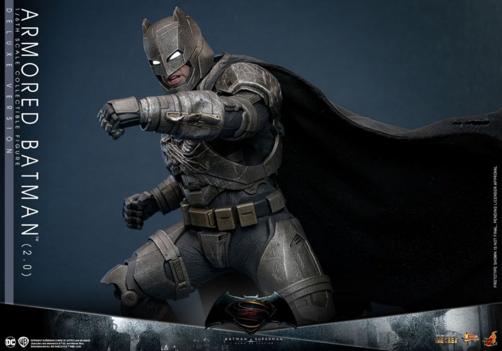 Pop Weasel - Image 13 of Batman v Superman: Dawn of Justice - Armored Batman (2.0) Deluxe 1:6 Scale Collectable Figure - Hot Toys - Statue - Image - Pop Weasel