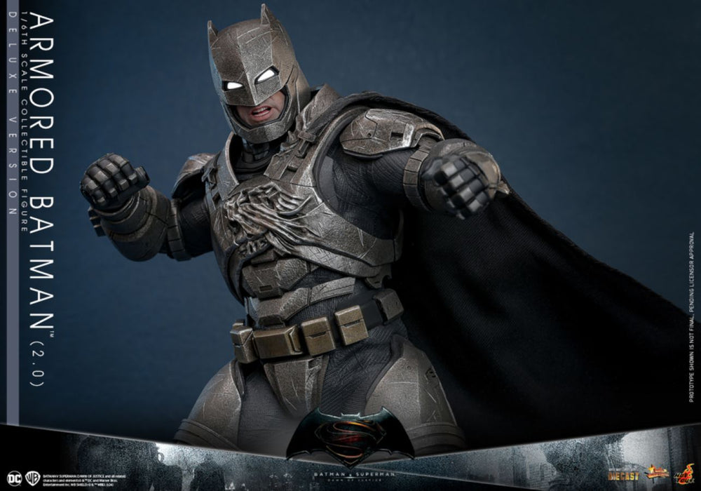Pop Weasel - Image 14 of Batman v Superman: Dawn of Justice - Armored Batman (2.0) Deluxe 1:6 Scale Collectable Figure - Hot Toys - Statue - Image - Pop Weasel