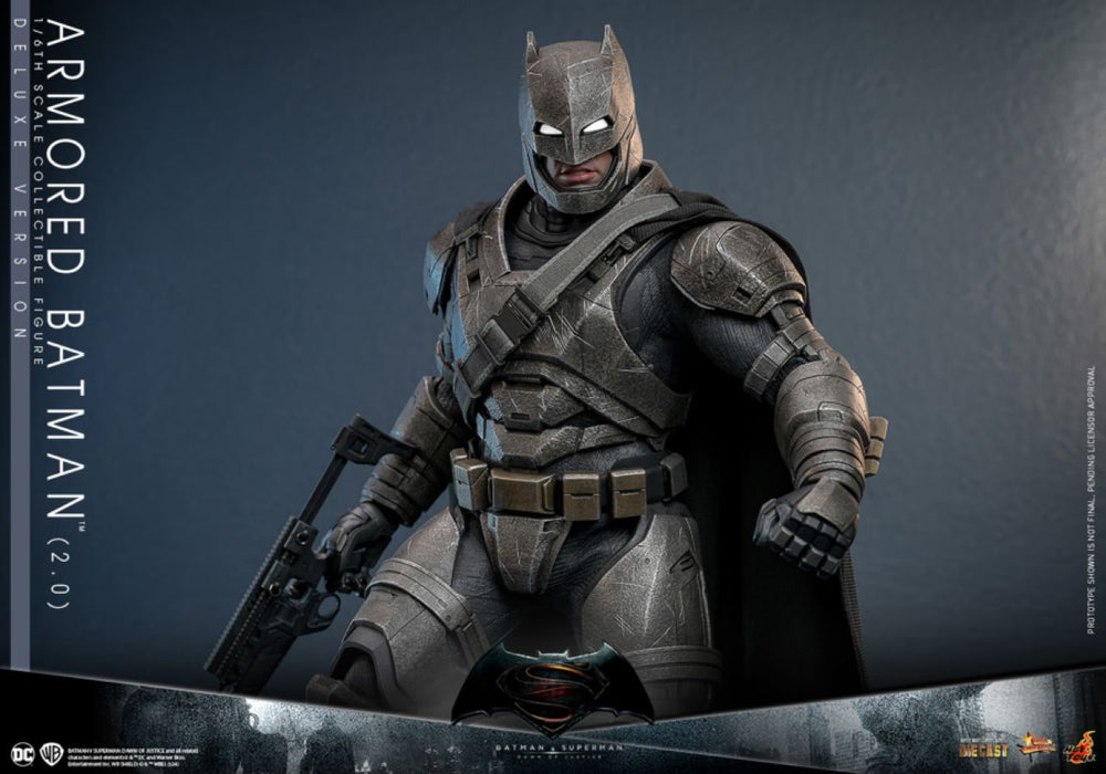 Pop Weasel - Image 16 of Batman v Superman: Dawn of Justice - Armored Batman (2.0) Deluxe 1:6 Scale Collectable Figure - Hot Toys - Statue - Image - Pop Weasel