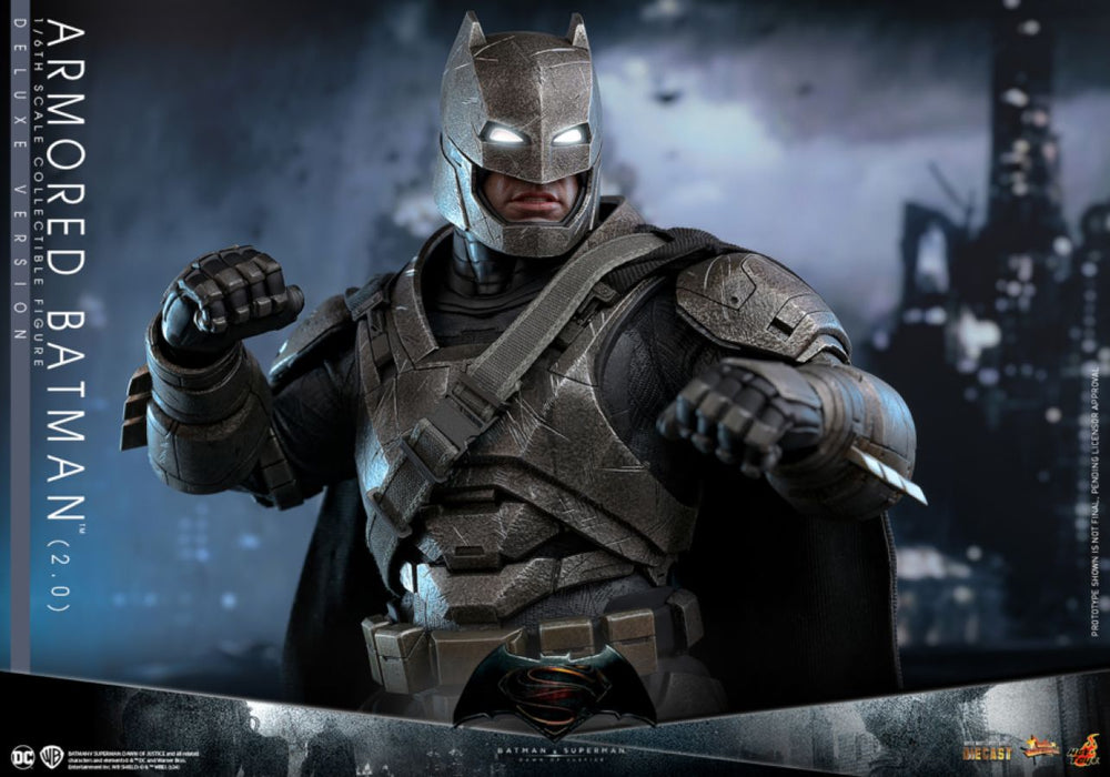 Pop Weasel - Image 17 of Batman v Superman: Dawn of Justice - Armored Batman (2.0) Deluxe 1:6 Scale Collectable Figure - Hot Toys - Statue - Image - Pop Weasel