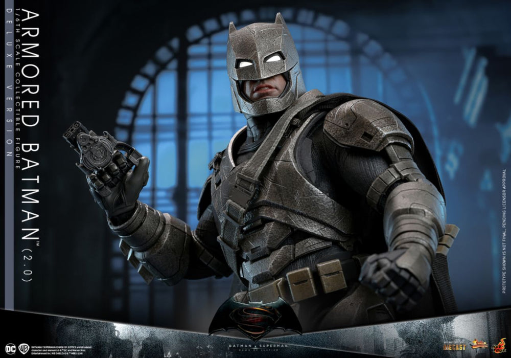 Pop Weasel - Image 18 of Batman v Superman: Dawn of Justice - Armored Batman (2.0) Deluxe 1:6 Scale Collectable Figure - Hot Toys - Statue - Image - Pop Weasel