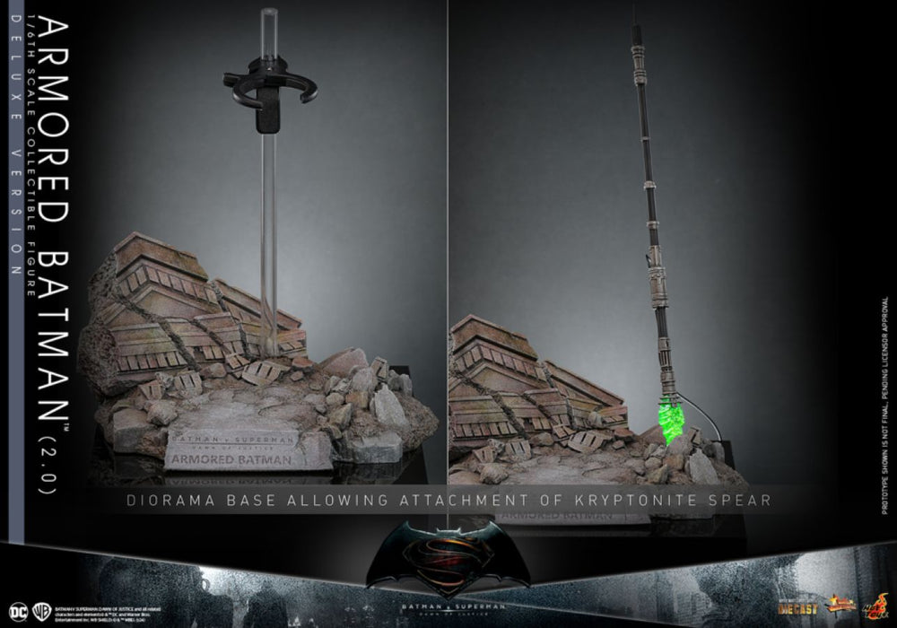 Pop Weasel - Image 20 of Batman v Superman: Dawn of Justice - Armored Batman (2.0) Deluxe 1:6 Scale Collectable Figure - Hot Toys - Statue - Image - Pop Weasel