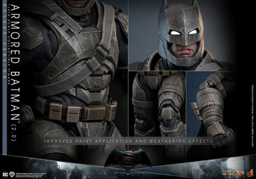 Pop Weasel - Image 21 of Batman v Superman: Dawn of Justice - Armored Batman (2.0) Deluxe 1:6 Scale Collectable Figure - Hot Toys - Statue - Image - Pop Weasel