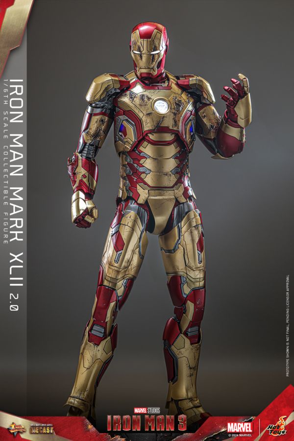 Image Pop Weasel - Image 4 of Iron Man 3 - Iron Man Mk 42 (2.0) 1:6 Scale Collectable Action Figure - Hot Toys - Action Figure - Image - Pop Weasel