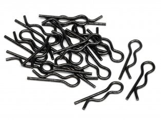 Body Clips Black (20) - Model - Image - Pop Weasel