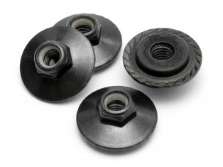 Flanged Lock Nut M5x8mm (4) - Model - Image - Pop Weasel