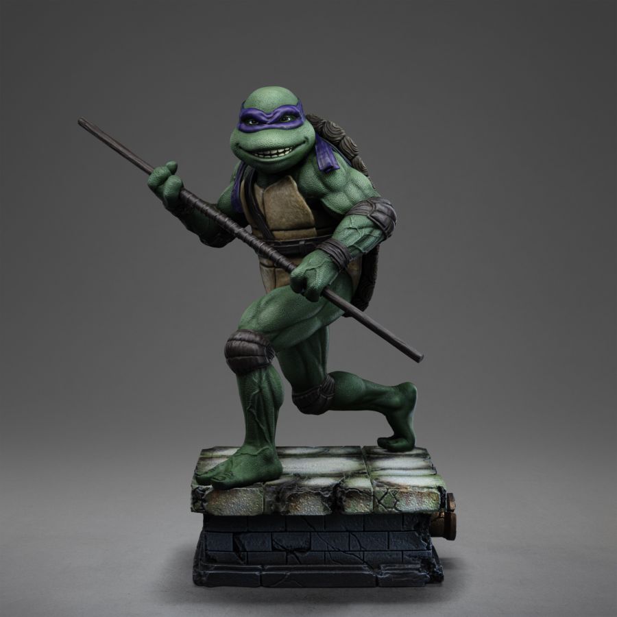 Image Pop Weasel - Image 2 of Teenage Mutant Ninja Turtles (1990) - Donatello 1:10 Scale Statue - Iron Studios - Statue - Image - Pop Weasel