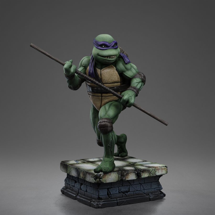 Image Pop Weasel - Image 3 of Teenage Mutant Ninja Turtles (1990) - Donatello 1:10 Scale Statue - Iron Studios - Statue - Image - Pop Weasel