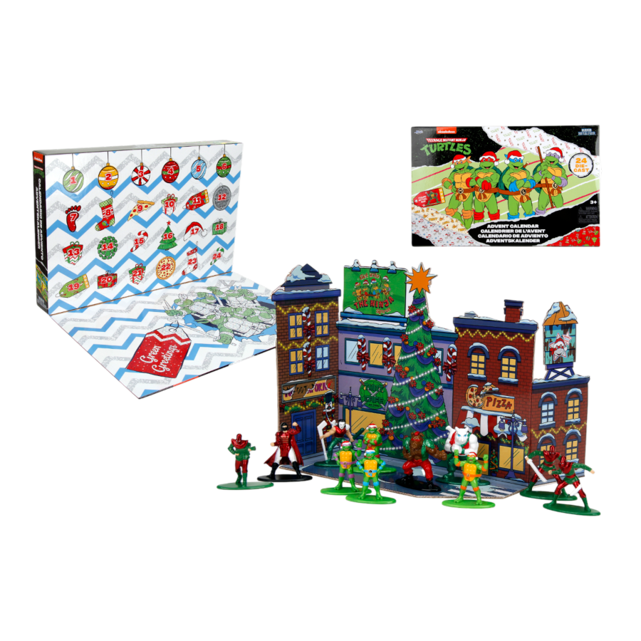 Teenage Mutant Ninja Turtles (TV '87) - 2024 NanoFig 1.65" Advent Calendar (24 Days) - Jada Toys - NanoFig - Image - Pop Weasel