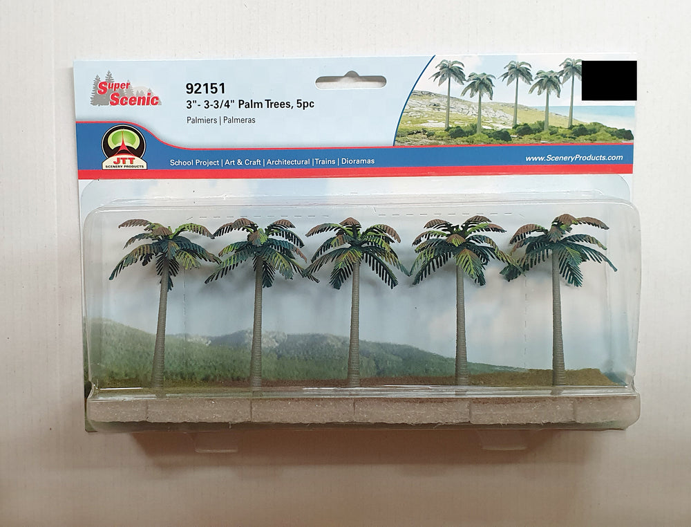 Palm Trees 3- 3 3/4" (5) - Model - Image - Pop Weasel