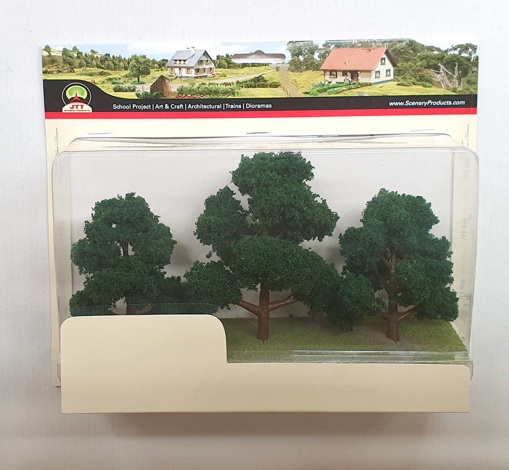 Dark Green Deciduous 4- 5" (3) - Model - Image - Pop Weasel