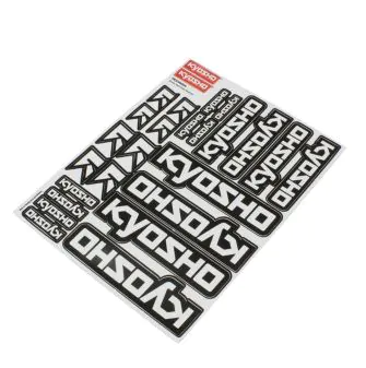 Kyosho TeamDriver Decals Black - Model - Image - Pop Weasel