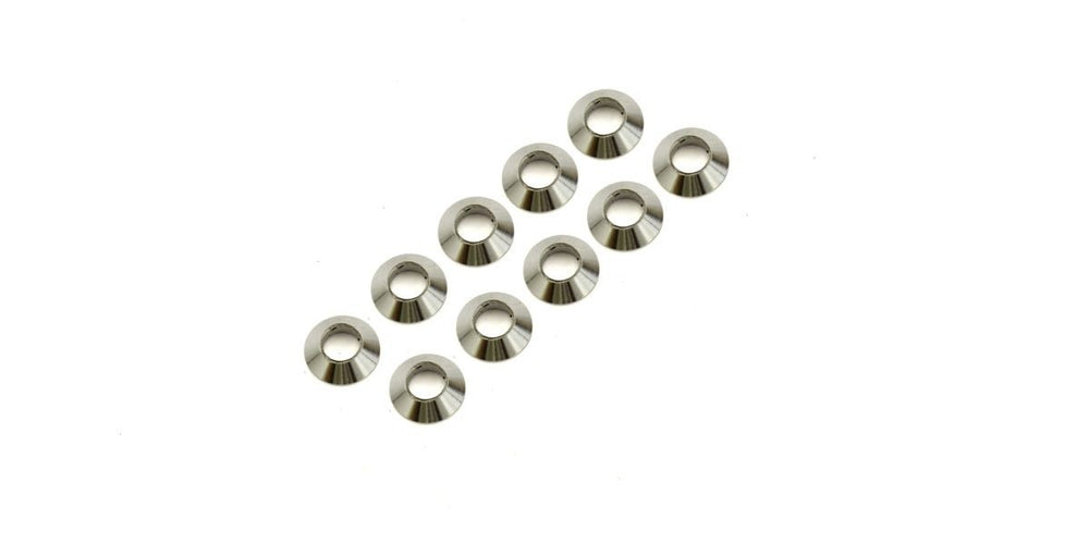 M3x6 Tapered Washer Silver (10 - Model - Image - Pop Weasel