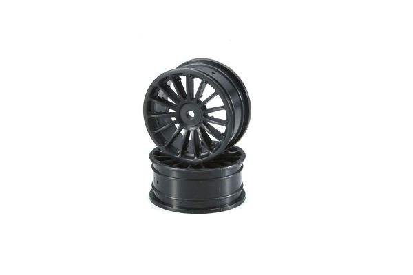 1/10 W: 15 Spoke Black 24mm (2 - Model - Image - Pop Weasel