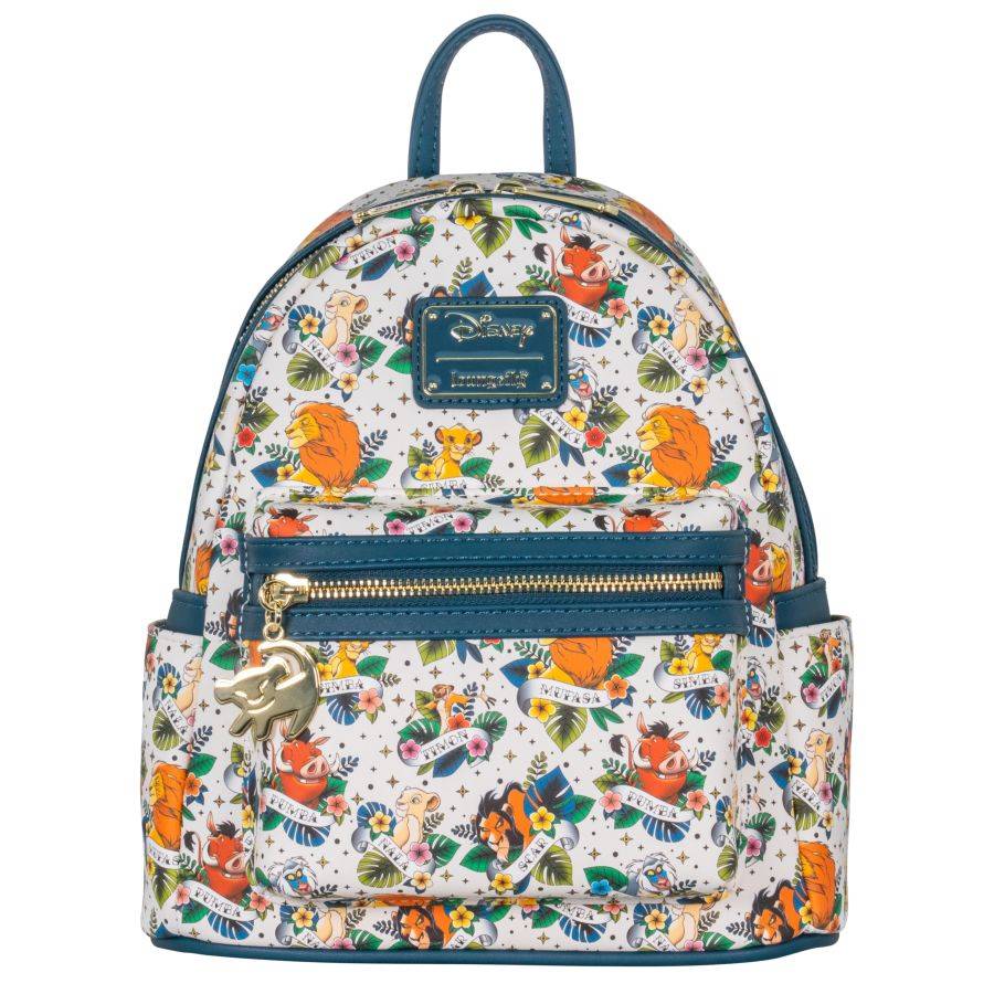 Pop Weasel Image of The Lion King (1994) - Tattoo Print US Exclusive Backpack - Loungefly - Bags, Wallets & Purses - Image - Pop Weasel