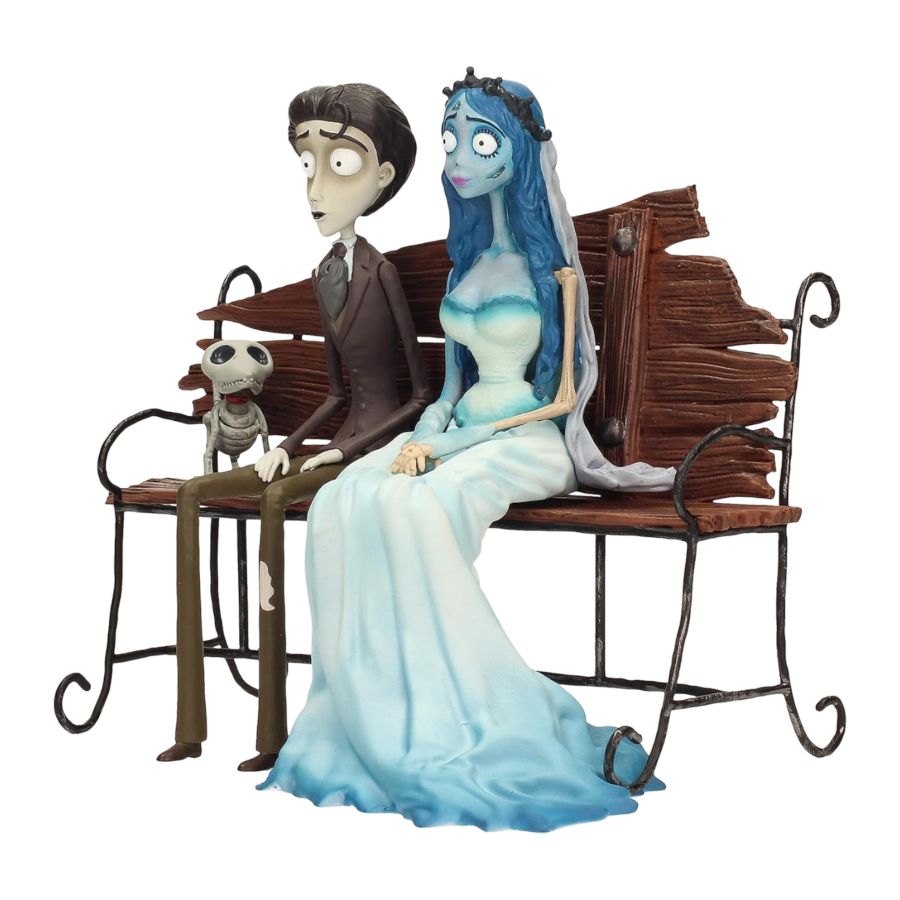 Pop Weasel - Image 2 of Corpse Bride - Victor and Emily on Bench 1:10 Scale Figure Set - SD Toys - statue - Image - Pop Weasel