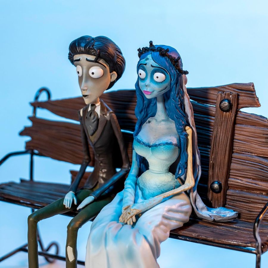 Pop Weasel - Image 4 of Corpse Bride - Victor and Emily on Bench 1:10 Scale Figure Set - SD Toys - statue - Image - Pop Weasel