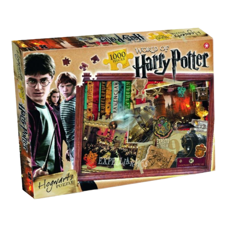 Harry Potter - Hogwarts 1000 piece Jigsaw Puzzle - Winning Moves image - Board Game - Image - Pop Weasel