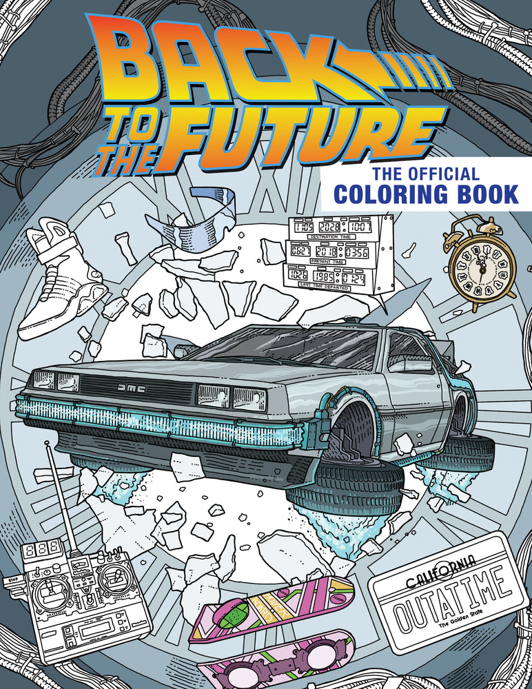 Pop Weasel Image of Back to the Future: The Official Coloring Book - Books - Image - Pop Weasel