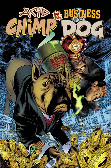 Acid Chimp Vs Business Dog - Comics - Image - Pop Weasel