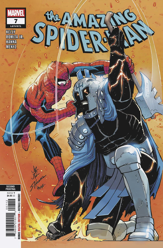 AMAZING SPIDER-MAN #7 JOHN ROMITA JR. 2ND PRINTING VARIANT - Image