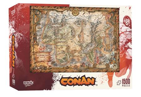 Conan Hyborian Age Map Puzzle - Image - Puzzles - Image - Pop Weasel