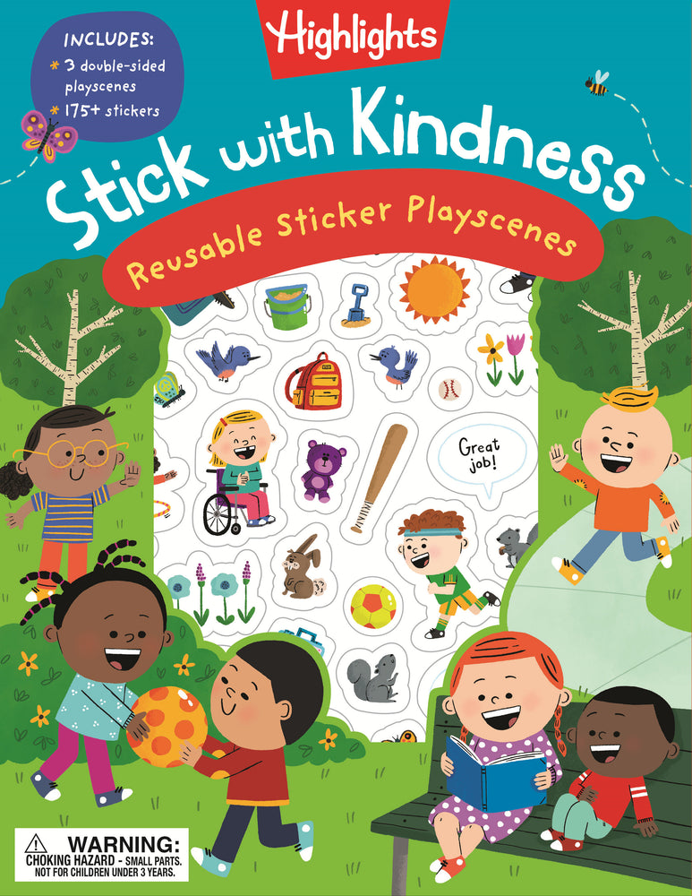 Stick with Kindness Reusable Sticker Playscenes image - Books - Image - Pop Weasel