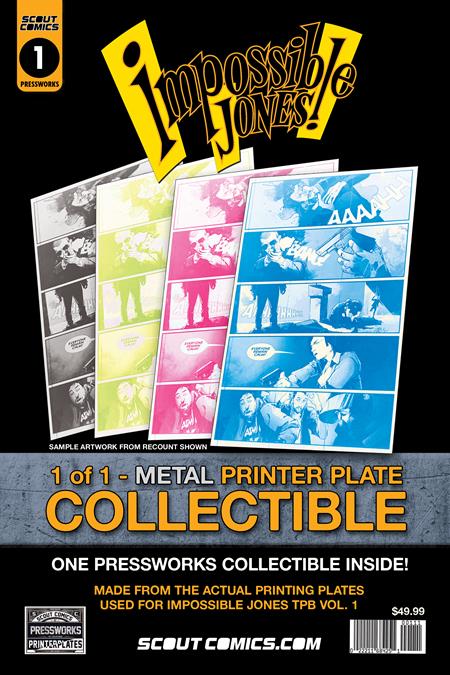Presswork Printer Plate Impossible Jones Volume 1 image - Comics - Image - Pop Weasel