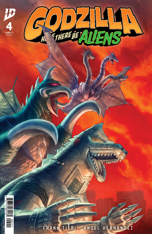 Godzilla: Here There Be Aliens #4 Cover A (Pe) - Image