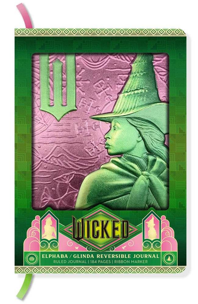 Wicked: Elphaba / Glinda Reversible Sculpted Journal image - Stationery - Image - Pop Weasel