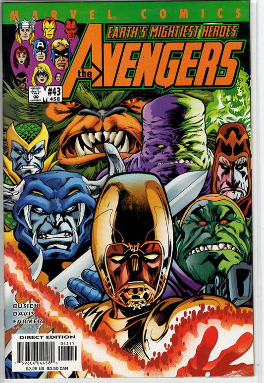 Pre-Owned - Avengers #43 (458)  (August 2001) Scanned Image Pop Weasel Pre-Owned Comics