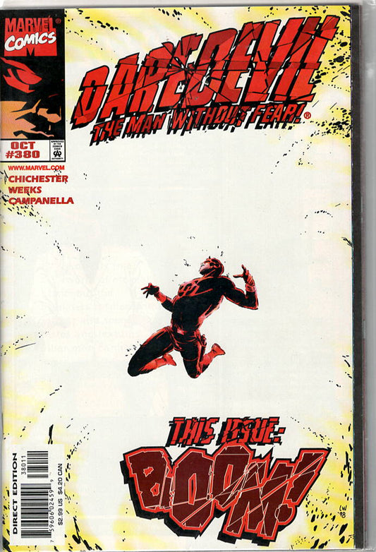 Pre-Owned - Daredevil #380  (October 1998) Scanned Image Pop Weasel Pre-Owned Comics
