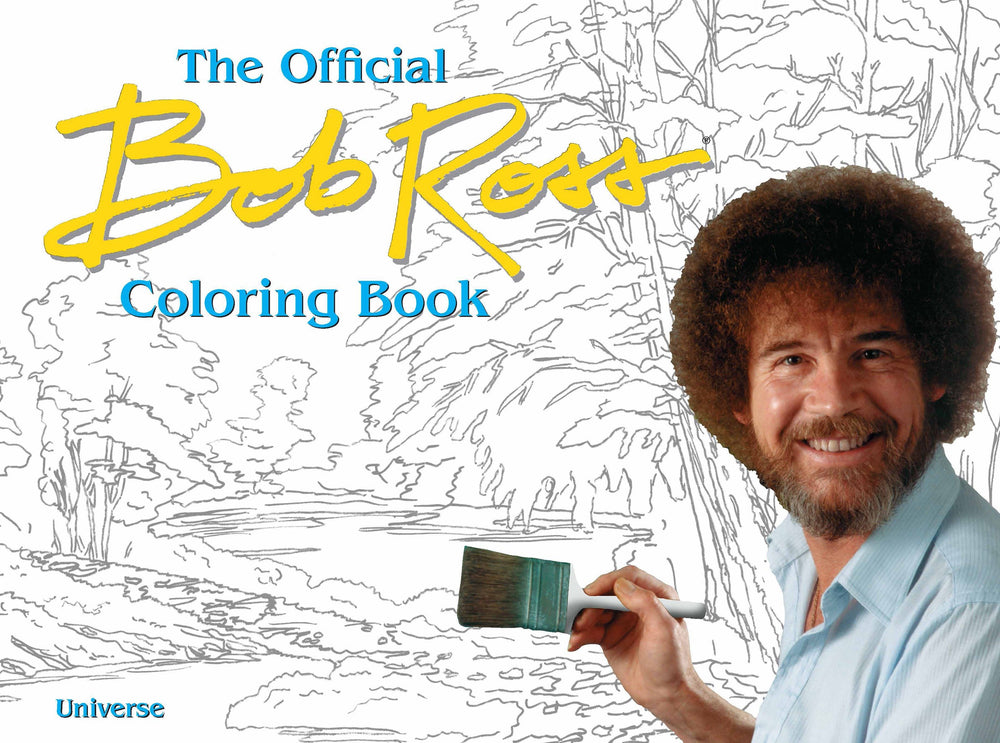 The Bob Ross Coloring Book image - Colouring Book - Image - Pop Weasel