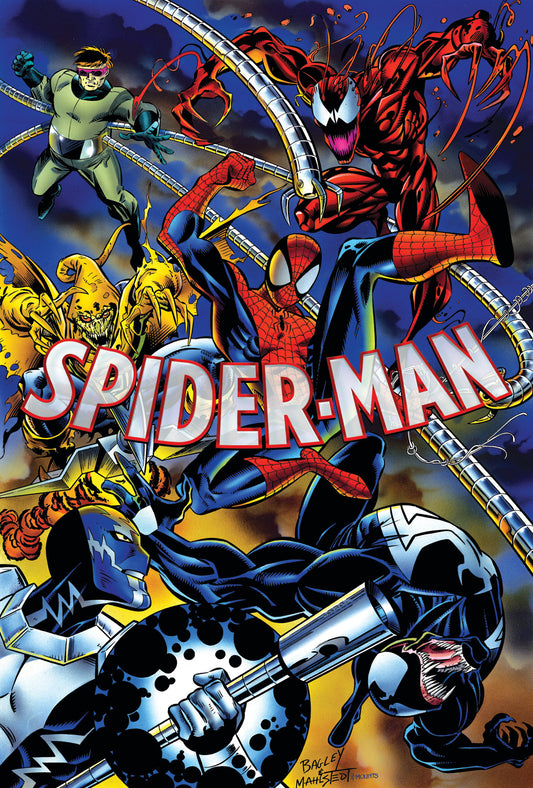 Spider-Man By Michelinie & Bagley Omnibus Vol. 2 Mark Bagley Enemies Cover [DM OOnly] | Hardcover - Image
