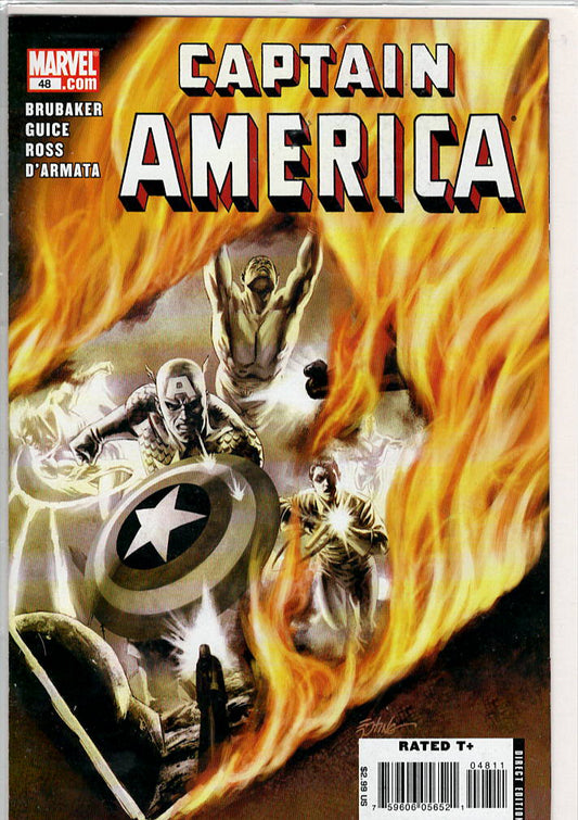 Pre-Owned - Captain America #48  (May 2009) Scanned Image Pop Weasel Pre-Owned Comics