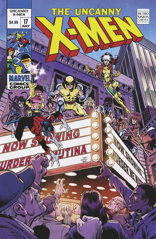 UNCANNY X-MEN #17 RON FRENZ RETROVISION VARIANT - Image